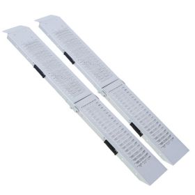 Loading Ramps Pack Of 2 Folding Ramp, 950 Lbs Max Folding Ramp For Moto And Bike Access Ramp, Resistant And Convenient Size 63
