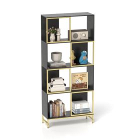 4-Tier Storage Shelves, Bookcase Display Storage Shelf Corner Shelf For Small Space